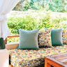 Outdoor Fabric Canvas Houses – light beige/carmine,  thumbnail number 6