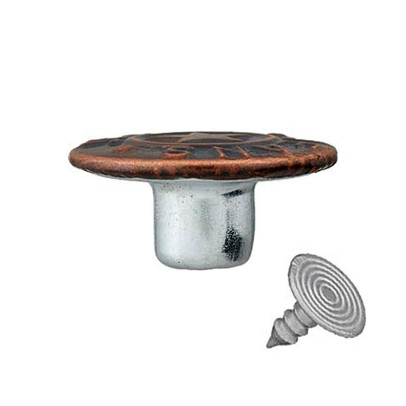 Patent Jeans Button Star – copper,  image number 2