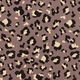 Double Gauze/Muslin Leopard print – dark brown,  thumbnail number 1
