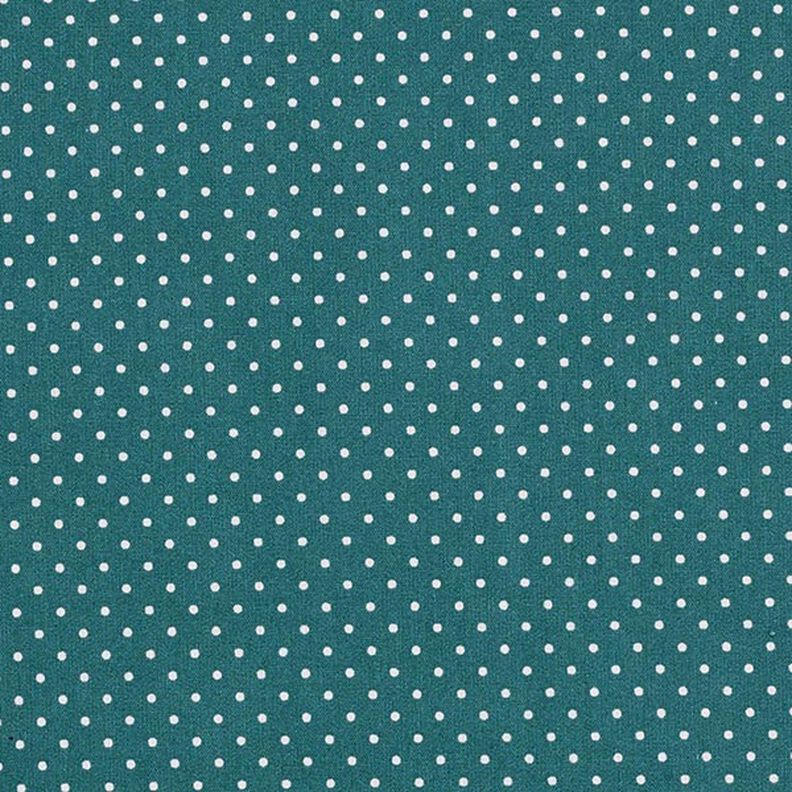 Coated Cotton Little Dots – light petrol,  image number 1