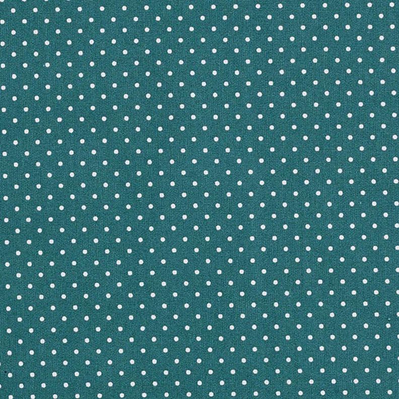 Coated Cotton Little Dots – light petrol,  image number 1