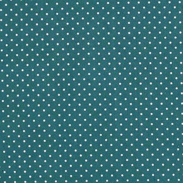 Coated Cotton Little Dots – light petrol,  image number 1