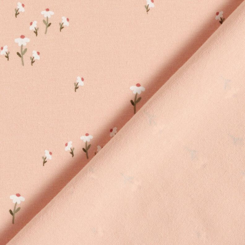 Cotton Jersey Daisy meadow – rosé, image number 4