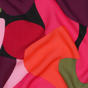 LENZING™ ECOVERO™ viscose fabric  Rockpool | Nerida Hansen – black/intense pink, 