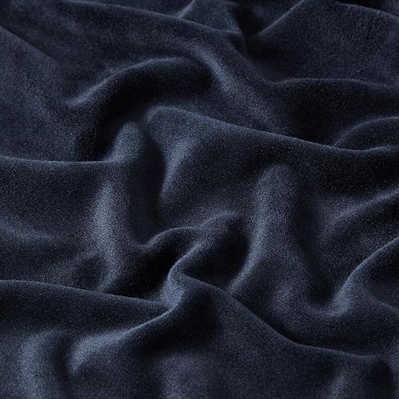 Stretch Velvet Nicky Velours – navy blue,  image number 2