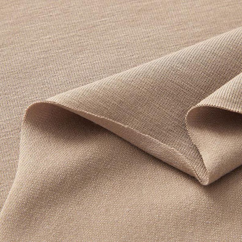 Bamboo Viscose Jersey Plain – sand, image number 4
