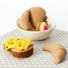 Felt 90 cm / 1 mm thick – dark beige,  thumbnail number 4