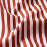 Cotton Poplin narrow stripes – terracotta/white,  thumbnail number 2