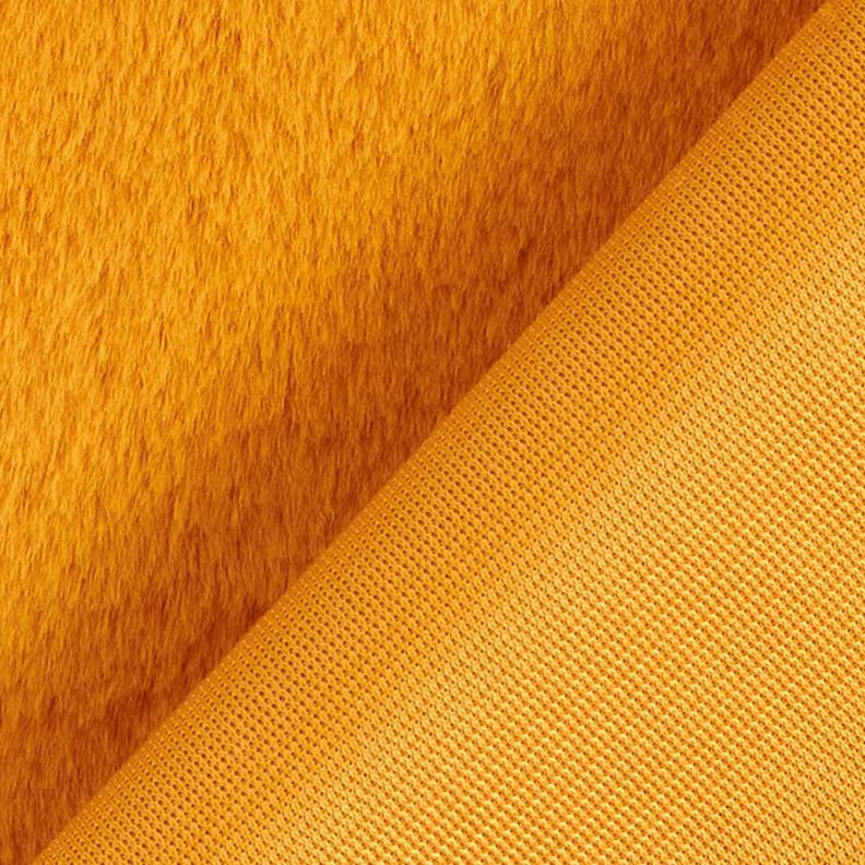 Upholstery Fabric Faux Fur – curry yellow,  image number 5
