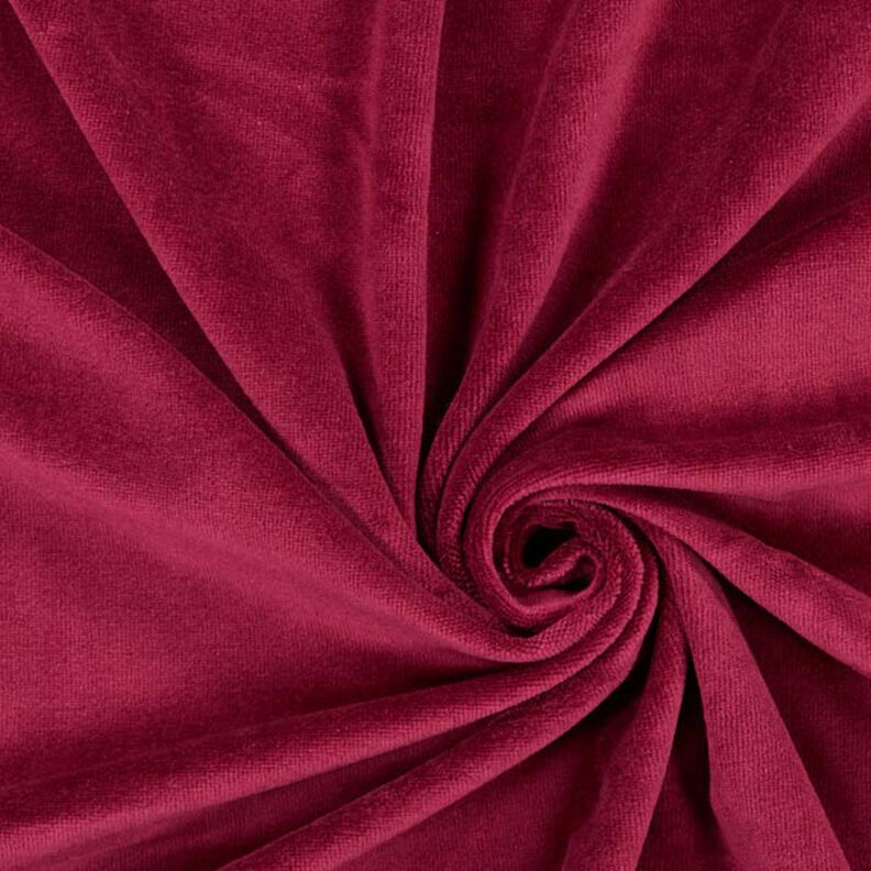 Plain Nicky Velour – burgundy,  image number 1