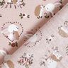 Cotton Poplin rabbit and hedgehog are in love – light dusky pink,  thumbnail number 4