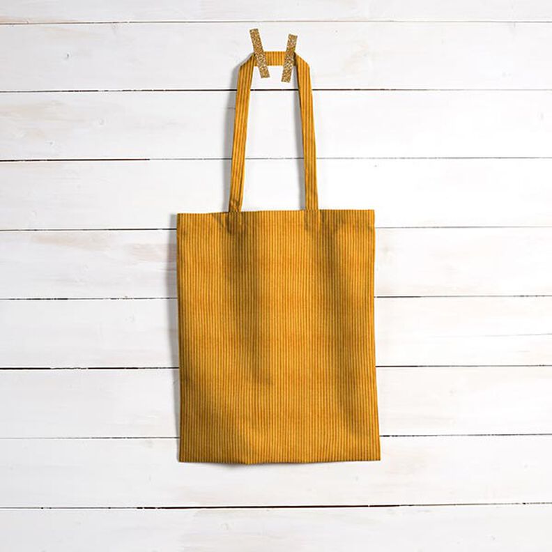 Upholstery Fabric Cord-Look Fjord – curry yellow,  image number 8