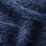 Plain Imitation Leather with Faux Fur Reverse – black/navy blue,  thumbnail number 4