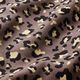 Double Gauze/Muslin Leopard print – dark brown,  thumbnail number 2