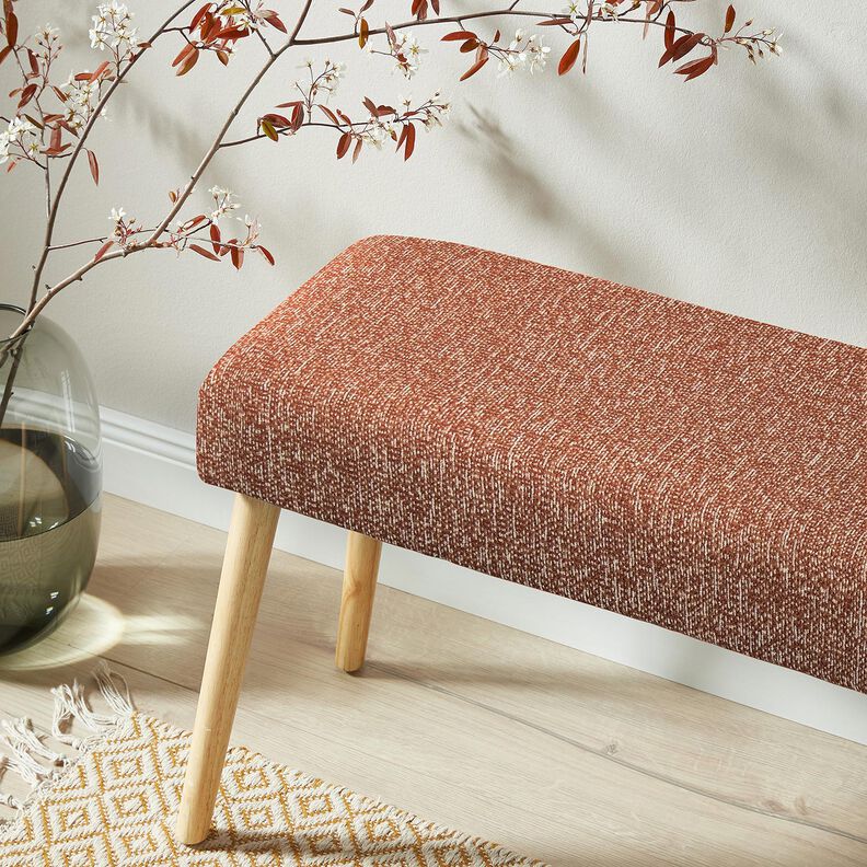 Upholstery Fabric Colourful Weave – terracotta/beige,  image number 5