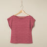 Plain crinkle look jersey – hollyhock,  thumbnail number 5