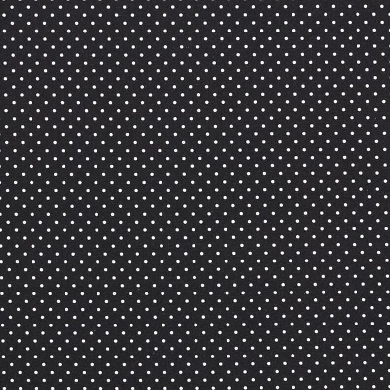 Cotton Poplin Little Dots – black/white,  image number 1