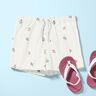 Ajour Cotton Jersey Tulips – ivory,  thumbnail number 5