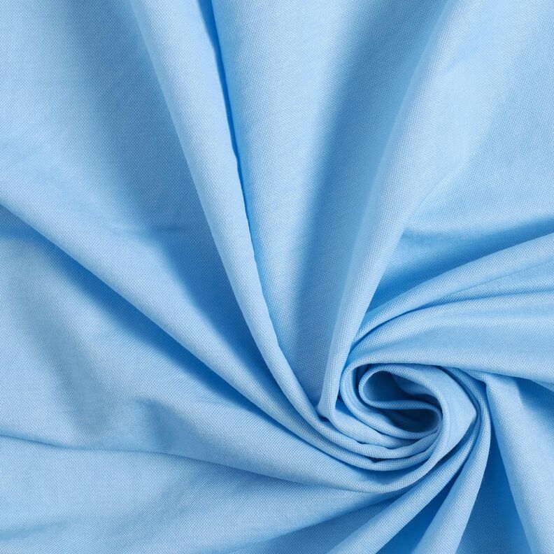 plain fine viscose blend – light blue,  image number 1