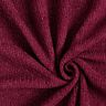 Chenille Knit Jacquard Glitter – burgundy/metallic silver,  thumbnail number 1