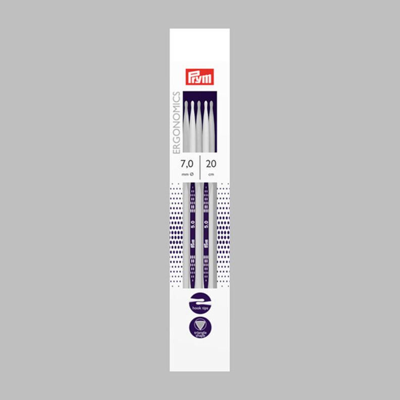 7.0 | 20 cm Sock Knitting Needle Ergonomics | Prym,  image number 1