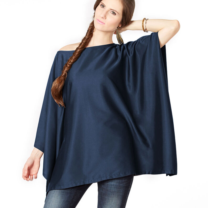 Microfibre Satin – navy blue,  image number 7