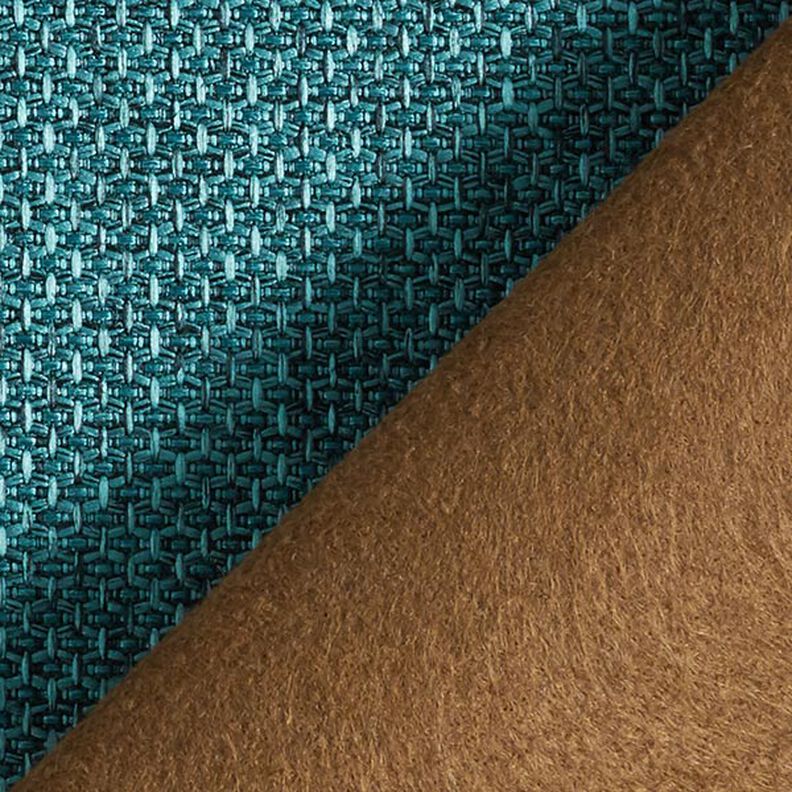 Upholstery Fabric Honeycomb texture – petrol,  image number 3