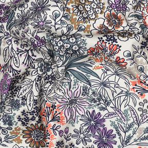 Cotton Poplin wildflowers | Poppy Fabrics – white, 