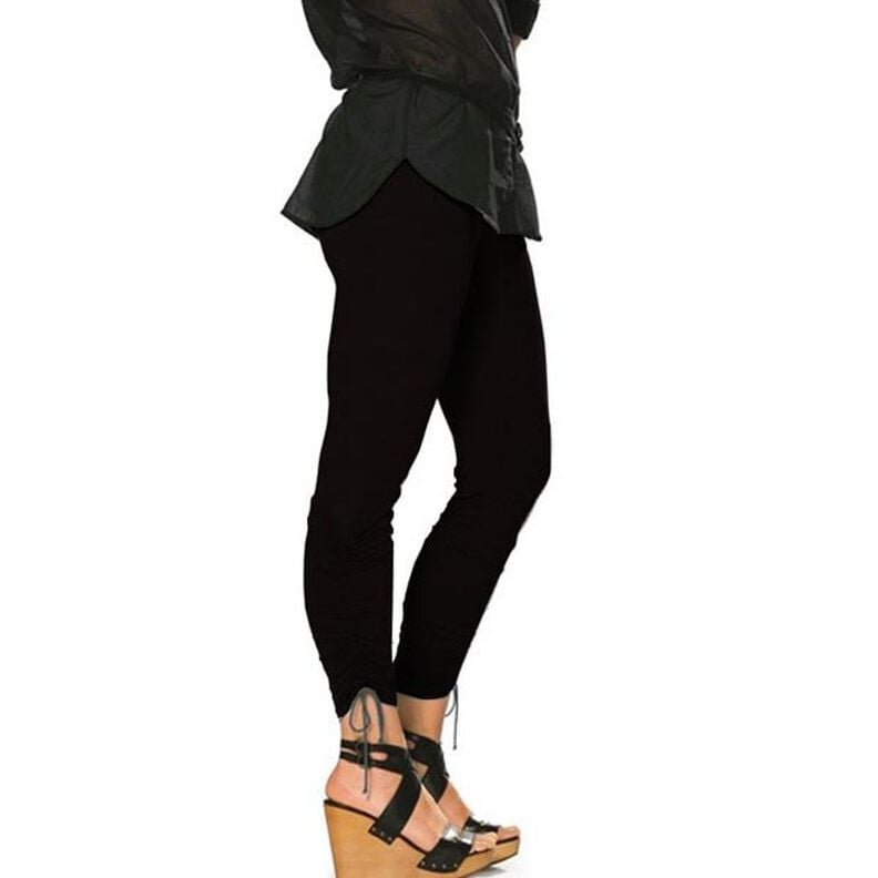 Medium Viscose Jersey – black, image number 3