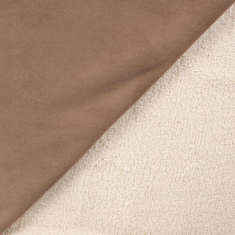 Velour with Sherpa Fur backing – medium brown, image number 4