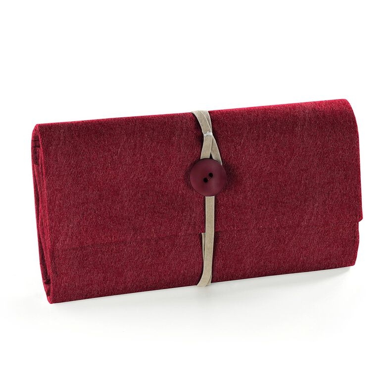 Felt 90 cm / 3 mm thick – burgundy, image number 4