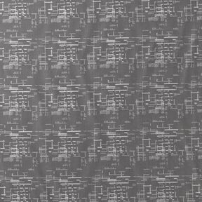 Lining Fabric Jacquard Grid Pattern – grey, 