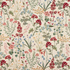 Decor Fabric Tapestry Fabric flower meadow – beige, 