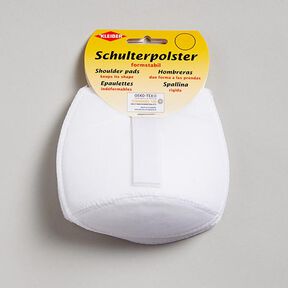 Raglan Shoulder Pad with Hook [2 pieces | 12 x 12 x 4,5 cm] - white | KLEIBER, 