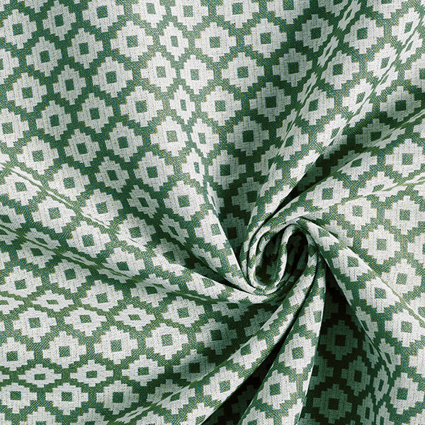 Outdoor fabric jacquard rhombus – olive,  image number 3