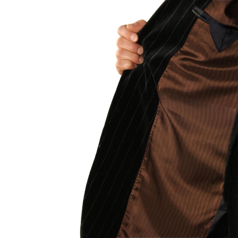 Satin lining shadow stripe – copper,  image number 6