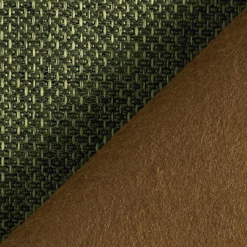 Upholstery Fabric Honeycomb texture – dark olive,  image number 3