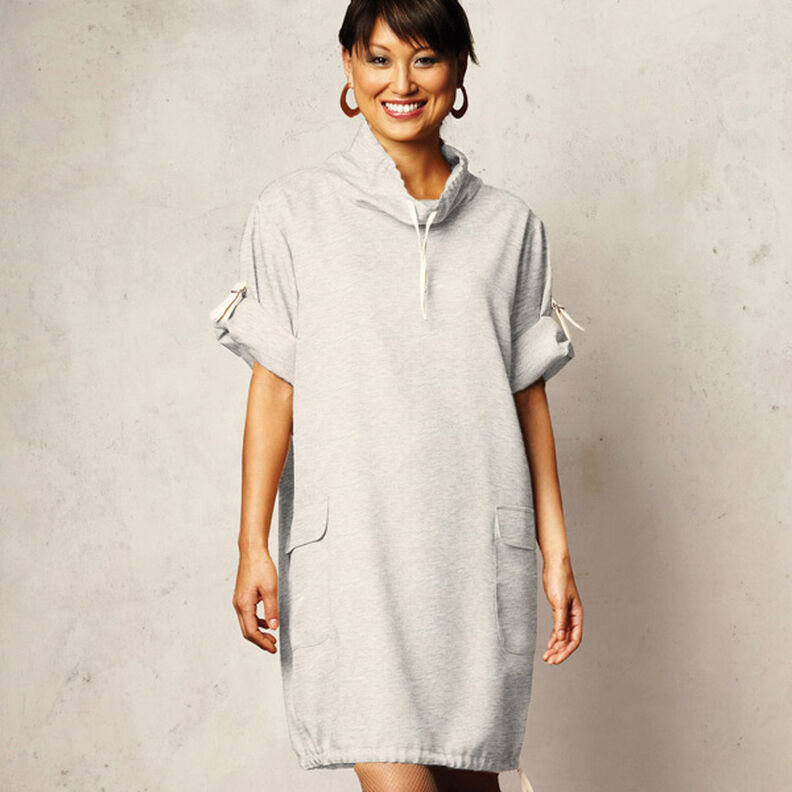 Light French Terry Mottled – light grey,  image number 3