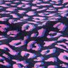 Coated Cotton abstract Leo | Poppy Fabrics – midnight blue/pink,  thumbnail number 2