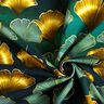 Cotton Jersey Ginkgo | Glitzerpüppi – dark green/antique gold,  thumbnail number 3