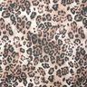 leopard print & lurex stripes chiffon – beige/black,  thumbnail number 1