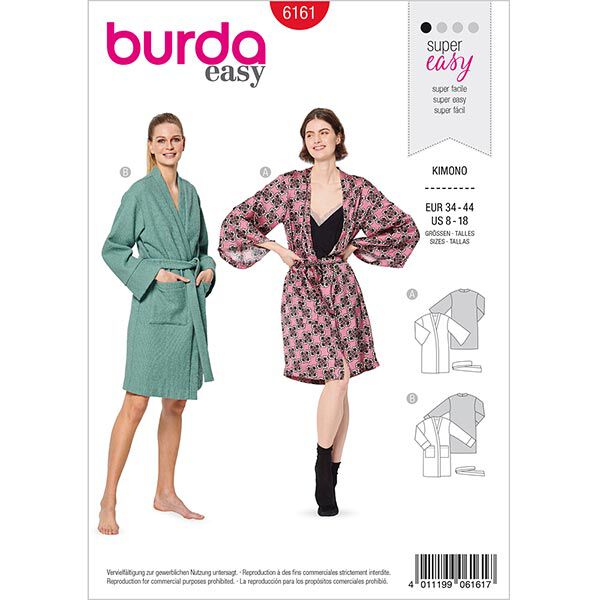 Kimono, Burda 6161 | 34-44,  image number 1