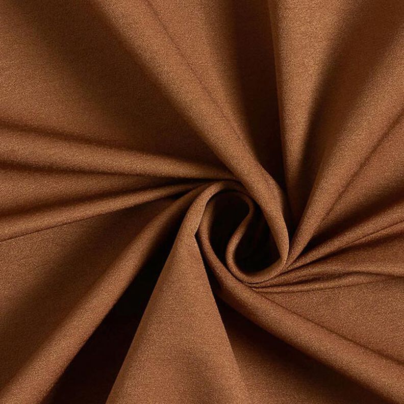 Very Stretchy Plain Trouser Fabric – medium brown,  image number 1