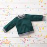 Light French Terry Plain – dark green,  thumbnail number 7