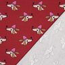 French Terry Dog with hat | Poppy Fabrics – dark red/pink,  thumbnail number 3