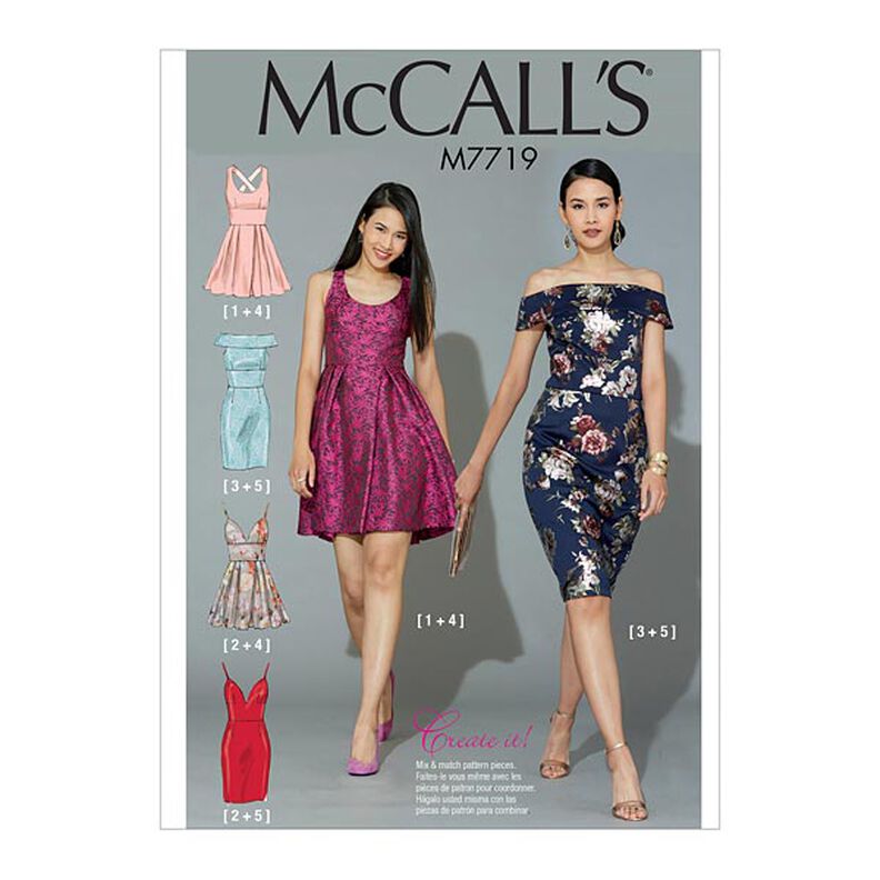 Dresses, McCalls 7719 | 14 - 22,  image number 1