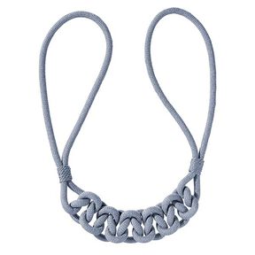 Decorative Knot Tiebacks [80cm] – blue grey | Gerster, 