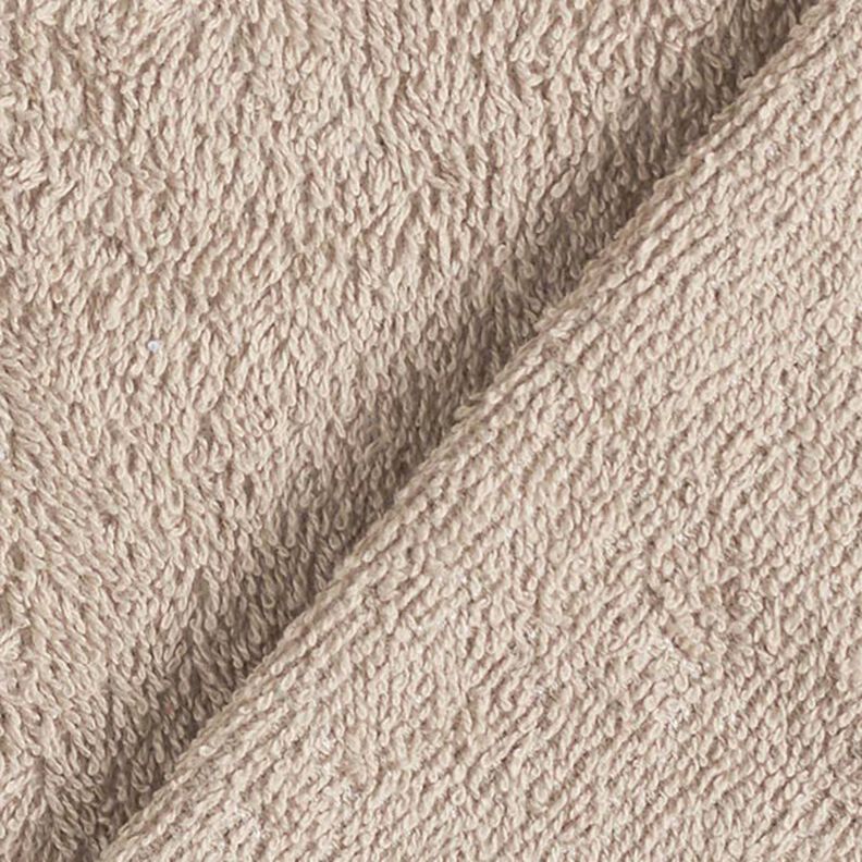 Towelling Fabric – dark beige,  image number 5