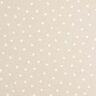 Decor Fabric Half Panama little hearts – white/natural,  thumbnail number 1