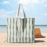 Decor Fabric Half Panama wavy stripes – reed,  thumbnail number 8